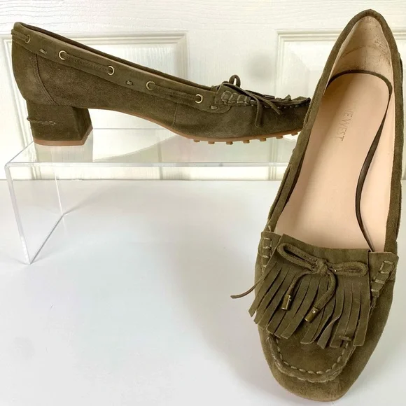 Nine West Olive Suede Moccasins - Picture 12 of 12